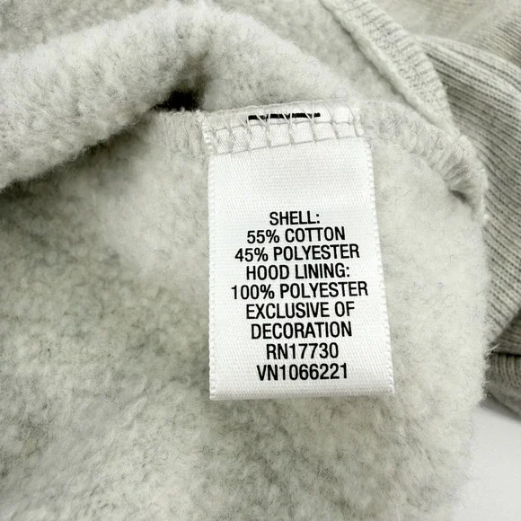 Merona Fleece Hoodie Heather Grey Womens Size XL Cozy Warm Sherpa Lined Hood NWT - Picture 6 of 16